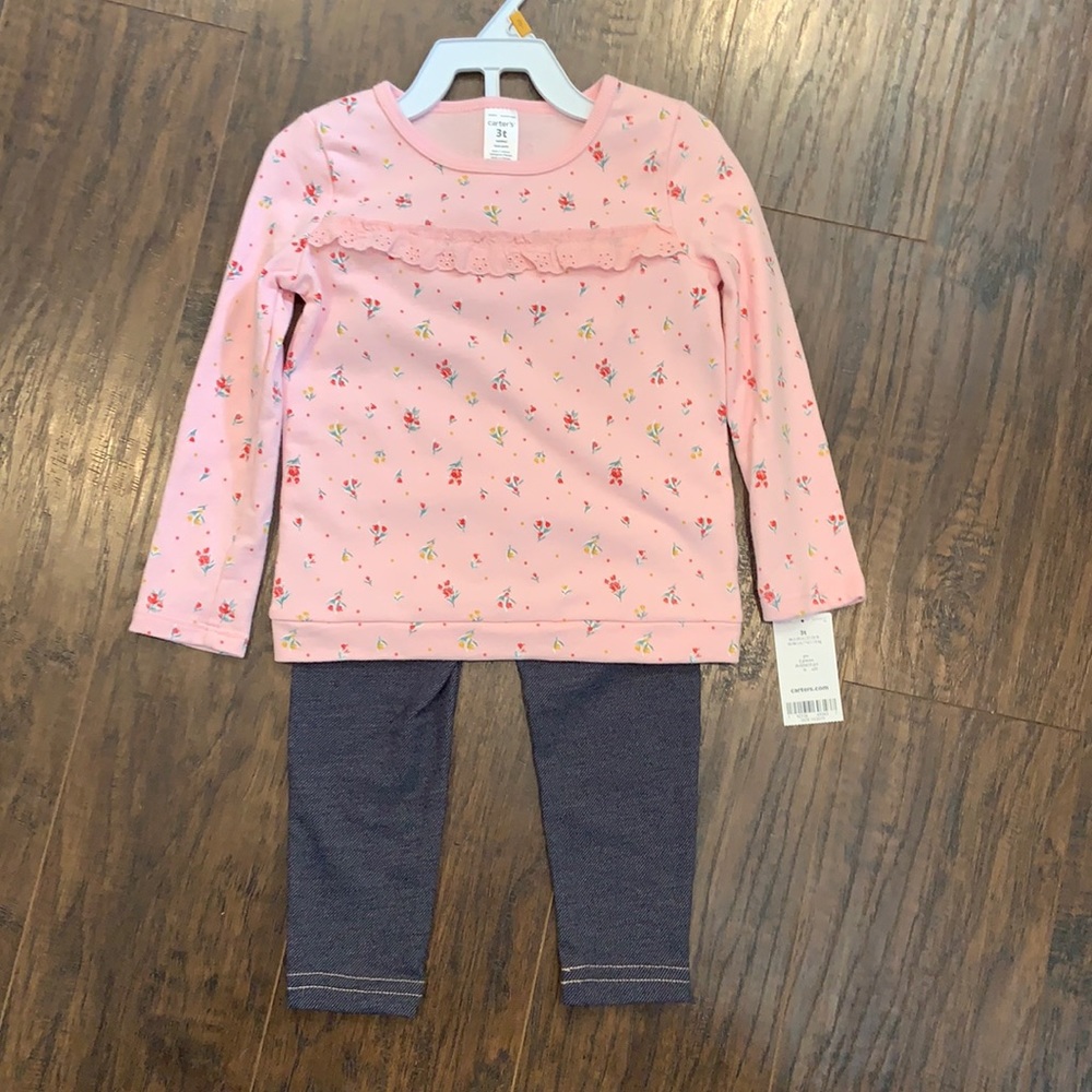 Carter’s floral 2 piece set